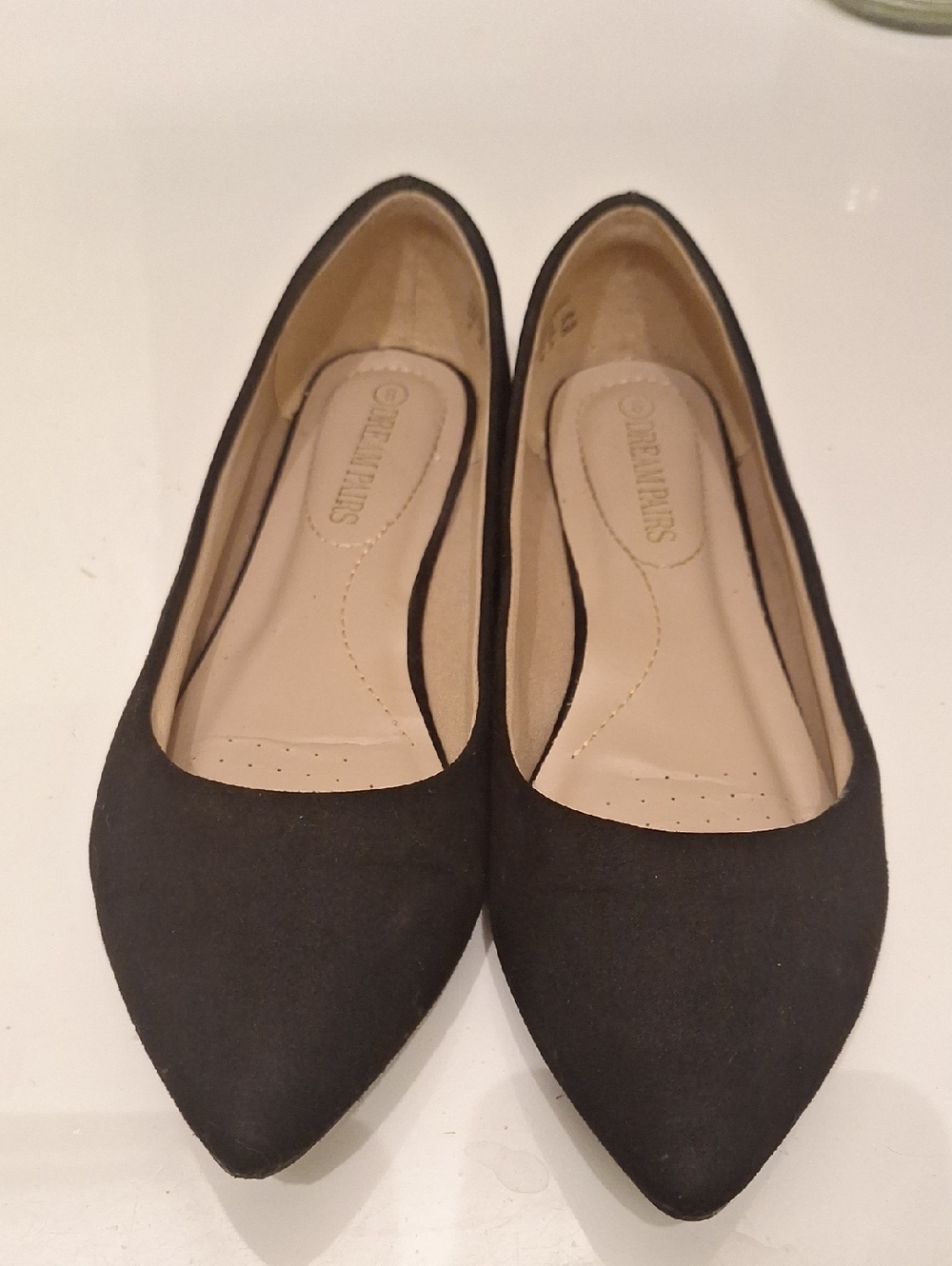 Dream Pairs Black Pointed Toe Women's Flats